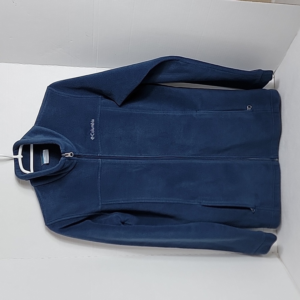 Columbia Women's Blue Zip Up Fleece Jacket, XL 18-20 - Picture 1 of 12